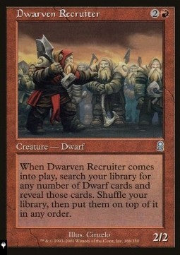 Dwarven Recruiter - Mystery Booster 2: Reprints from Across Magic's History (Uncommon)