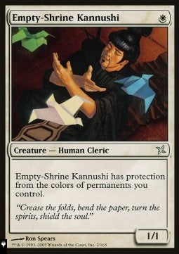 Empty-Shrine Kannushi - Mystery Booster 2: Reprints from Across Magic's History (Uncommon)