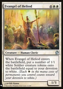 Evangel of Heliod - Mystery Booster 2: Reprints from Across Magic's History (Uncommon)