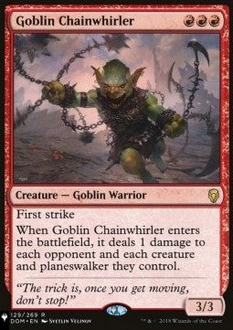 Goblin Chainwhirler - Mystery Booster 2: Reprints from Across Magic's History (Rare)