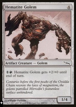 Hematite Golem - Mystery Booster 2: Reprints from Across Magic's History (Common)