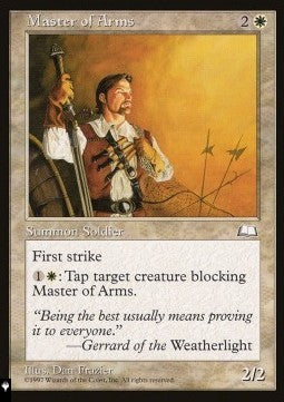 Master of Arms - Mystery Booster 2: Reprints from Across Magic's History (Uncommon)