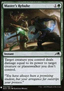 Master's Rebuke - Mystery Booster 2: Reprints from Across Magic's History (Common)