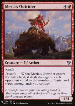 Meria's Outrider - Mystery Booster 2: Reprints from Across Magic's History (Common)