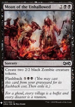 Moan of the Unhallowed - Mystery Booster 2: Reprints from Across Magic's History (Common)