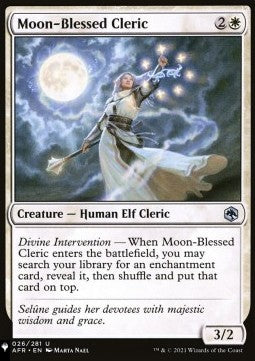 Moon-Blessed Cleric - Mystery Booster 2: Reprints from Across Magic's History (Uncommon)