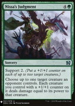 Nissa's Judgment - Mystery Booster 2: Reprints from Across Magic's History (Uncommon)