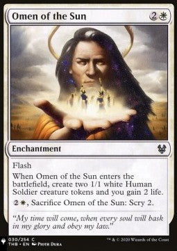 Omen of the Sun - Mystery Booster 2: Reprints from Across Magic's History (Common)