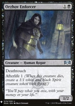 Orzhov Enforcer - Mystery Booster 2: Reprints from Across Magic's History (Uncommon)