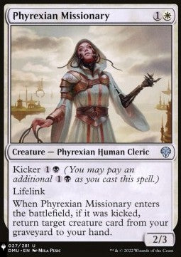 Phyrexian Missionary - Mystery Booster 2: Reprints from Across Magic's History (Uncommon)