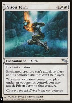 Prison Term - Mystery Booster 2: Reprints from Across Magic's History (Uncommon)