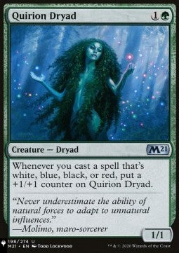 Quirion Dryad - Mystery Booster 2: Reprints from Across Magic's History (Uncommon)
