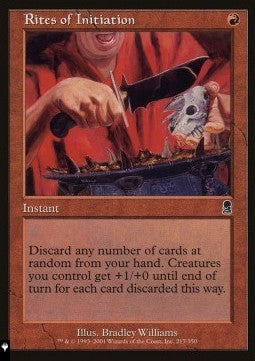 Rites of Initiation - Mystery Booster 2: Reprints from Across Magic's History (Common)