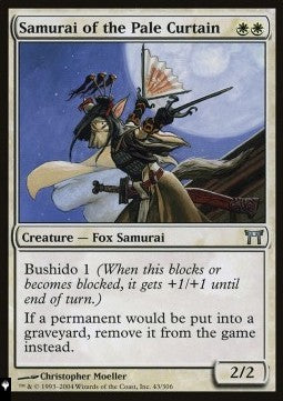 Samurai of the Pale Curtain - Mystery Booster 2: Reprints from Across Magic's History (Uncommon)