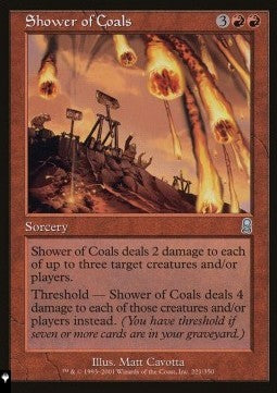Shower of Coals - Mystery Booster 2: Reprints from Across Magic's History (Uncommon)