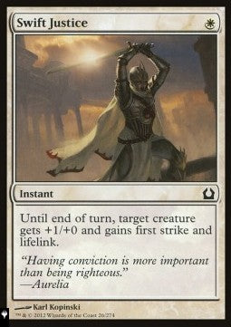 Swift Justice - Mystery Booster 2: Reprints from Across Magic's History (Common)
