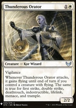 Thunderous Orator - Mystery Booster 2: Reprints from Across Magic's History (Uncommon)