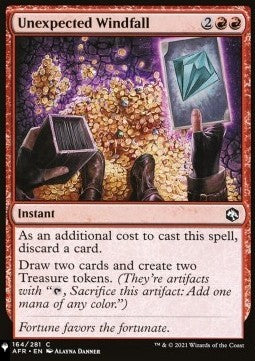 Unexpected Windfall - Mystery Booster 2: Reprints from Across Magic's History (Common)
