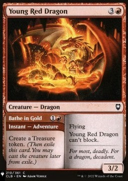 Young Red Dragon // Bathe in Gold - Mystery Booster 2: Reprints from Across Magic's History (Common)