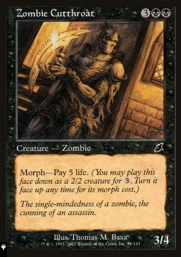 Zombie Cutthroat - Mystery Booster 2: Reprints from Across Magic's History (Common)