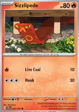 Sizzlipede - Surging Sparks (Common) [027]