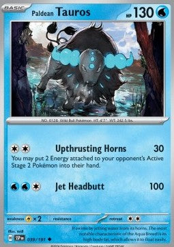 Paldean Tauros - Surging Sparks (Uncommon) [039]