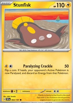 Stunfisk - Surging Sparks (Common) [064]