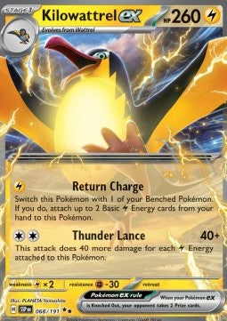 Kilowattrel ex - Surging Sparks (Double Rare) [SSP-068]