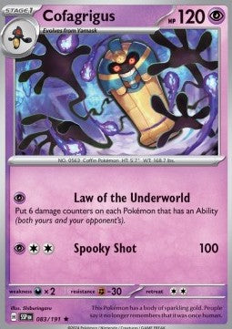 Cofagrigus - Surging Sparks (Rare) [083]