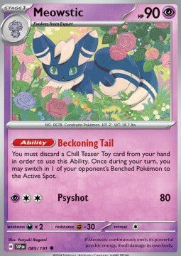 Meowstic - Surging Sparks (Uncommon) [085]