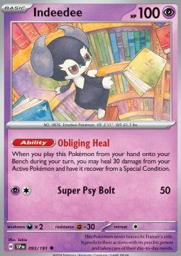 Indeedee - Surging Sparks (Uncommon) [093]