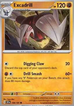Excadrill - Surging Sparks (Common) [109]