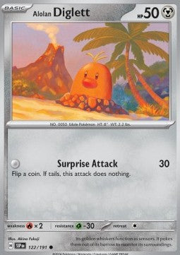Alolan Diglett - Surging Sparks (Common) [122]