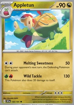 Appletun - Surging Sparks (Uncommon) [140]