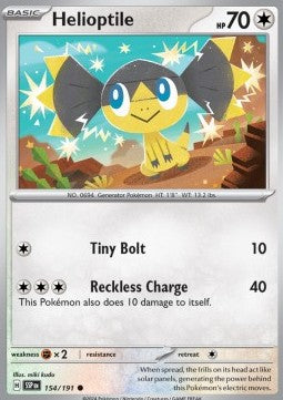 Helioptile - Surging Sparks (Common) [154]