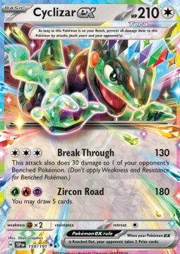 Cyclizar ex - Surging Sparks (Double Rare) [159]
