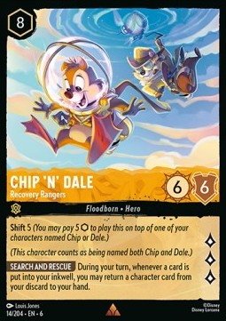 Chip 'n' Dale - Recovery Rangers (V.1) - Azurite Sea (Rare) [14]