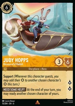 Judy Hopps - Resourceful Rabbit - Azurite Sea (Rare) [15]