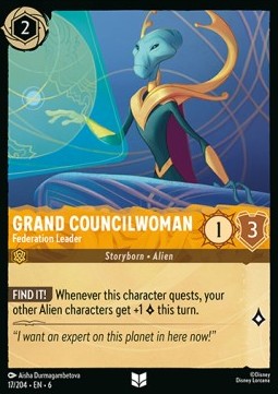 Grand Councilwoman - Federation Leader - Azurite Sea (Uncommon) [17]