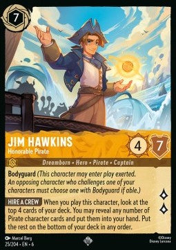 Jim Hawkins - Honorable Pirate - Azurite Sea (Super Rare) [25]