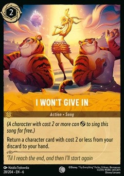 I Won't Give In - Azurite Sea (Common) [28]