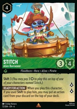 Stitch - Alien Buccaneer - Azurite Sea (Rare) [72]