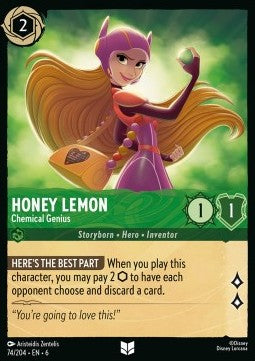Honey Lemon - Chemical Genius - Azurite Sea (Uncommon) [74]