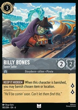 Billy Bones - Space Sailor - Azurite Sea (Uncommon) [185]