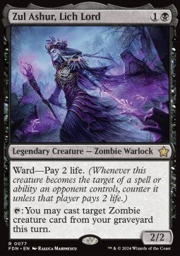 Zul Ashur, Lich Lord - Magic: The Gathering Foundations (Rare) [FDN-77]