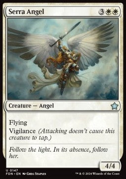 Serra Angel - Magic: The Gathering Foundations (Uncommon) [147]
