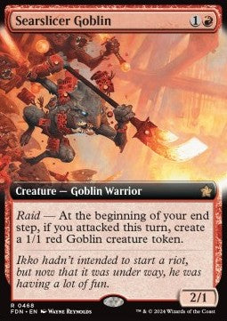 Searslicer Goblin (V.3) - Magic: The Gathering Foundations: Extras (Rare) [XFDN-468]