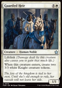 Guarded Heir - Magic: The Gathering Foundations (Uncommon) [14]