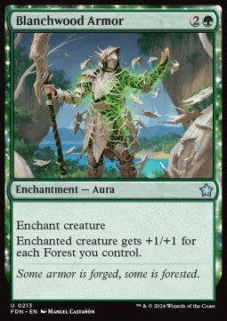 Blanchwood Armor - Magic: The Gathering Foundations (Uncommon) [213]