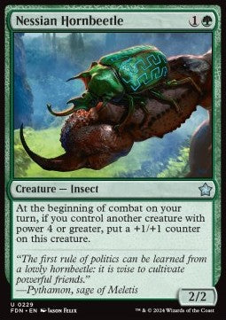 Nessian Hornbeetle - Magic: The Gathering Foundations (Uncommon) [229]